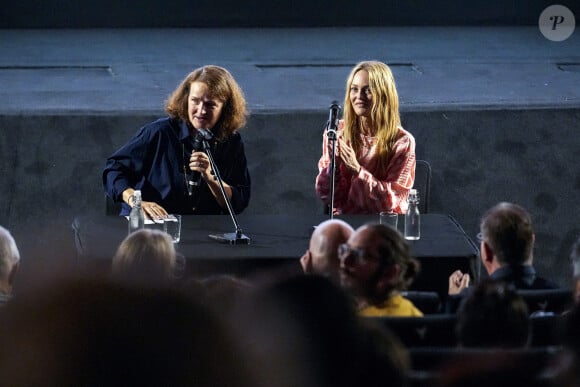 Vanessa Paradis anime une masterclass au Pathé Bellecour lors dru festival Lumière à Lyon le 13 octobre 2024. © Sandrine Thesillat / Panoramic / Bestimage 