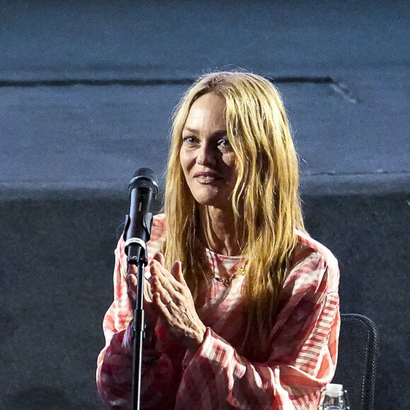 Vanessa Paradis anime une masterclass au Pathé Bellecour lors dru festival Lumière à Lyon le 13 octobre 2024. © Sandrine Thesillat / Panoramic / Bestimage 