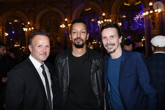 Exclusif - Pierre-François Martin-Laval, Waly Dia et Arnaud Tsamere lors de la soirée de lancement de La nuit des Molières 2024 à l'hôtel InterContinental Paris - Le Grand le 30 septembre 2024. © Rachid Bellak / Bestimage 