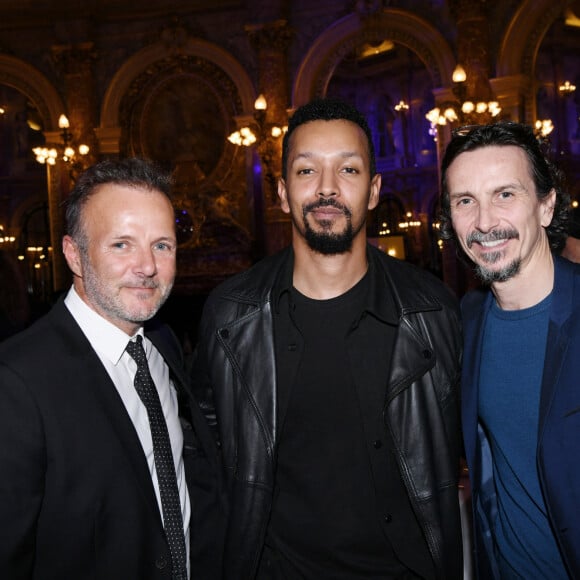 Exclusif - Pierre-François Martin-Laval, Waly Dia et Arnaud Tsamere lors de la soirée de lancement de La nuit des Molières 2024 à l'hôtel InterContinental Paris - Le Grand le 30 septembre 2024. © Rachid Bellak / Bestimage 