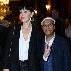 Exclusif - Mathilda May et Pascal Légitimus lors de la soirée de lancement de La nuit des Molières 2024 à l'hôtel InterContinental Paris - Le Grand le 30 septembre 2024. © Rachid Bellak / Bestimage 