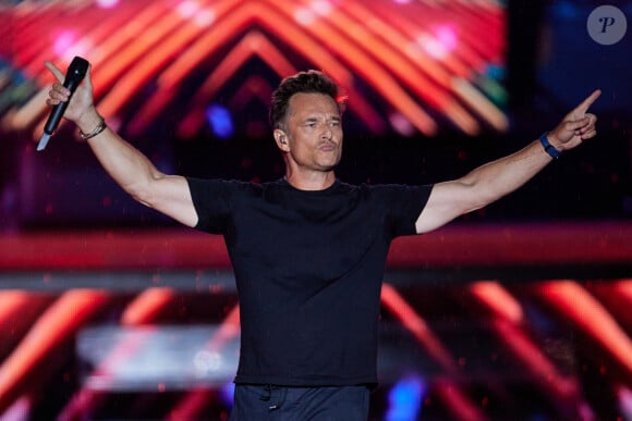 David Hallyday - Enregistrement de l'émission "La fête de la Musique" à Reims, diffusée en direct