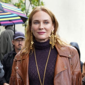 Des bijoux et sacs de luxe ont été dérobés,
Diane Kruger - Les célébrités arrivent au défilé Chloé Collection Femme Prêt-à-Porter Printemps/Eté 2025 lors de la Fashion Week de Paris (PFW), le 26 septembre 2024. © Lucia Sabatelli / Bestimage