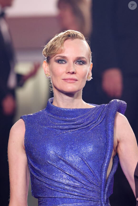 Diane Kruger - Descente des marches du film « Les Linceuls » lors du 77ème Festival International du Film de Cannes, au Palais des Festivals à Cannes. Le 20 mai 2024 © Jacovides-Moreau / Bestimage