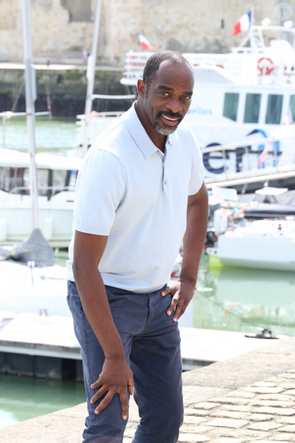 Bibi Tanga pour le photocall de "Un si grand soleil" sur le port lors du 25eme anniversaire du Festival de la fiction de la Rochelle le 16 Septembre 2023 © Denis Guignebourg / Bestimage 