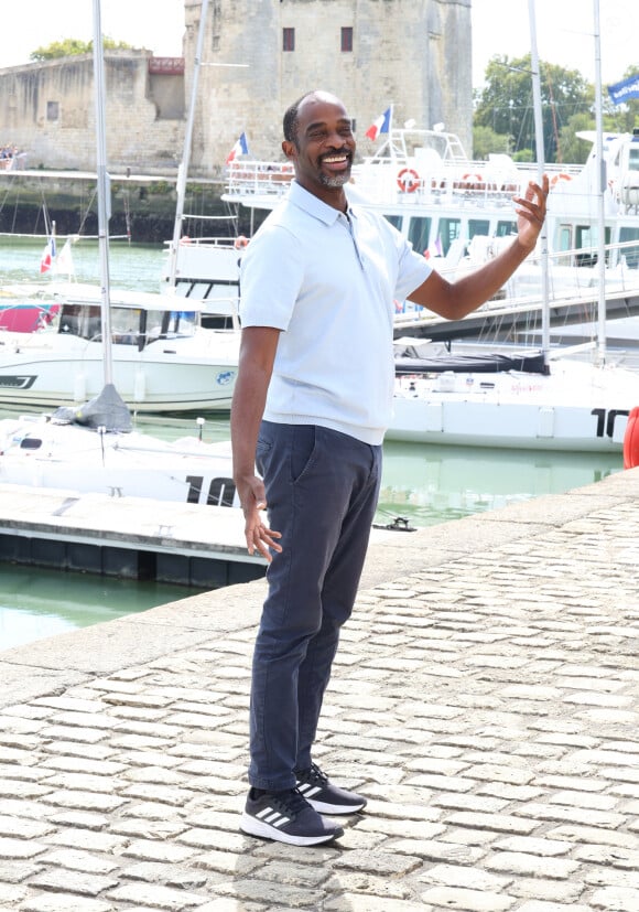 Bibi Tanga pour le photocall de "Un si grand soleil" sur le port lors du 25eme anniversaire du Festival de la fiction de la Rochelle le 16 Septembre 2023 © Denis Guignebourg / Bestimage 