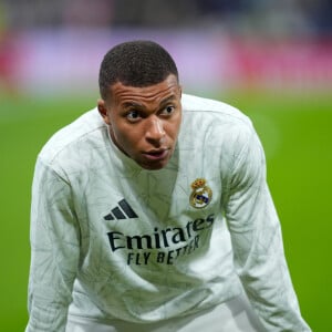 Kylian Mbappé pendant le match LaLiga EA Sports entre le Real Madrid et Villarreal CF au stade Santiago Bernabeu le 5 octobre 2024 à Madrid, Espagne. © LGM/Panoramic/Bestimage