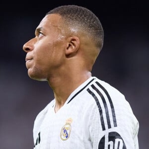 Kylian Mbappe du Real Madrid CF lors du match de LaLiga EA Sports entre le Real Madrid et le Deportivo Alaves au stade Santiago Bernabeu le 24 septembre 2024 à Madrid, Espagne.