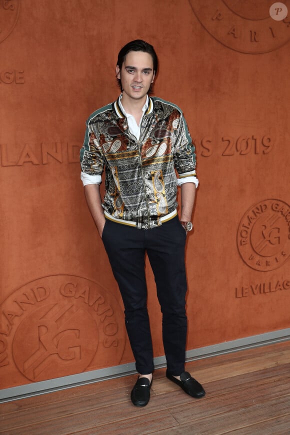 Alain-Fabien Delon au village lors des internationaux de France de tennis de Roland Garros 2019 à Paris le 28 mai 2019. © Jacovides / Moreau / Bestimage  Celebs attending the French Tennis Open at Roland Garros in Paris, France, on May 28th, 2019. 