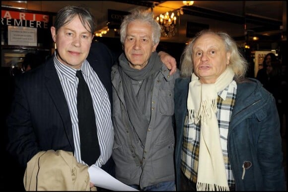 Hugues Quester, Jean-Luc Moreau et Jean-Paul Farre lors de la conférence de  presse des Molières 2010