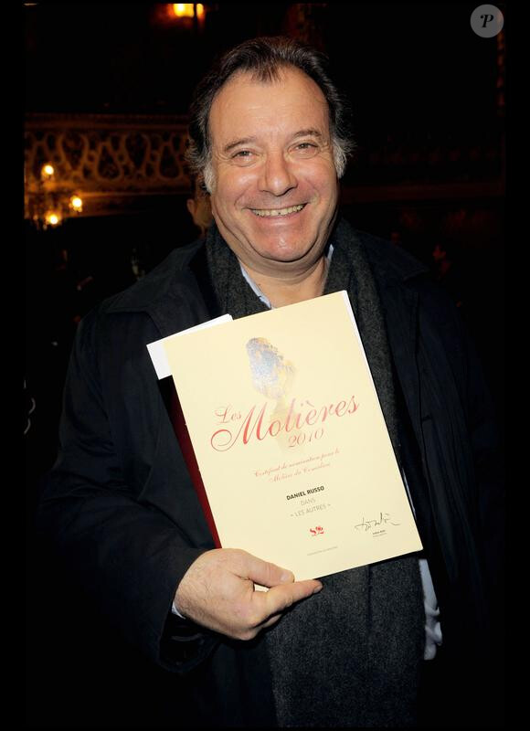 Daniel Russo, nominé pour le Molière du comédien 2010