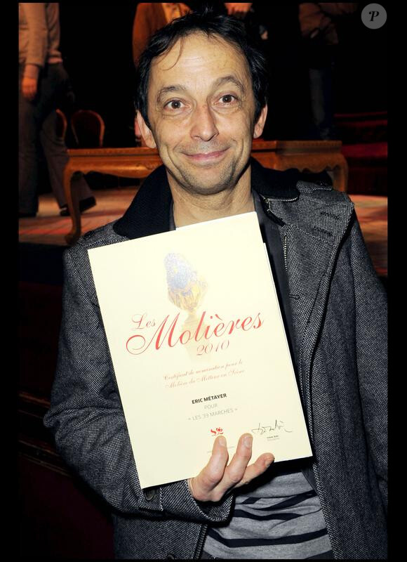 Eric Métayer, nominé pour le Molière de la pièce Comique 2010