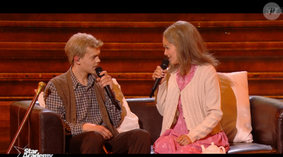 Charles et Julie métamorphosés lors du prime de la "Star Academy 2024" du 19 octobre, sur TF1