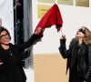 L'ambiance était à la fête, avec de nombreuses célébrités présentes pour honorer l'actrice...
Rachida Dati, Ministre de la Culture, Isabelle Huppert, Grégory Doucet, Maire de Lyon - I.Huppert a dévoilé une plaque à son nom sur l'une des façades de l'institut Lumière dédié aux Prix Lumiére dans le cadre de la 16ème édition du Festival Lumière de Lyon, France, le 19 octobre 2024. © Dominic Jacovides/Bestimage 