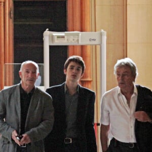 Alain Delon au tribunal des affaires familiales (TGI de Paris) pour le jugement sur la garde de son fils Alain-Fabien le 5 septembre 2010 