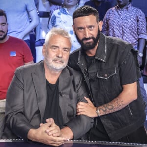 Exclusif - Luc Besson, Cyril Hanouna - Sur le plateau de l'émission TPMP (Touche Pas à Mon Poste) présentée en direct par C.Hanouna et diffusée sur C8 - Paris le 26/09/2023 - © Jack Tribeca / Bestimage 