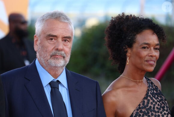 Luc Besson et sa femme Virginie Besson-Silla à la première du film "Dogman" lors du 49ème Festival du Cinema Americain de Deauville, France, le 2 septembre 2023. © Denis Guignebourg/BestImage 