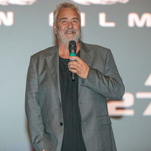 Exclusif - Luc Besson présente son film DogMan au cinéma Kinepolis à Lomme le 11 septembre 2023. © Stéphane Vansteenkiste / Bestimage 