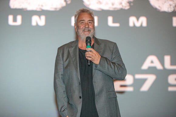 Exclusif - Luc Besson présente son film DogMan au cinéma Kinepolis à Lomme le 11 septembre 2023. © Stéphane Vansteenkiste / Bestimage 