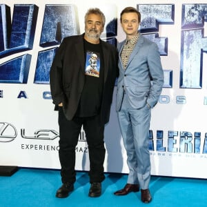 Luc Besson et Dane DeHaan à la première de "Valerian and the City of a Thousand Planets" à Sao Paulo au Brésil, le 3 août 2017 