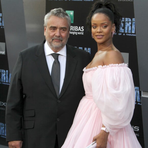 Luc Besson et Rihanna à la première de 'Valerian and the City of a Thousand Planets' au théâtre Chinois à Hollywood, le 17 juillet 2017 