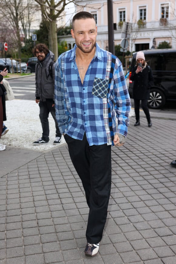 Liam Payne à l'hôtel La Réserve lors de la mode femme automne / hiver 2024-2025 lors de la Fashion Week de Paris (PFW), à Paris, France, le 1er mars 2024.