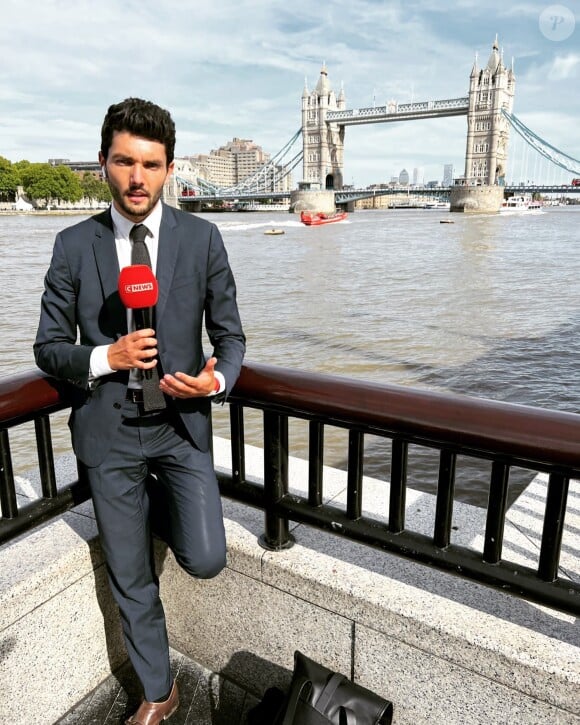 Florian Tardif à Londres pour CNews