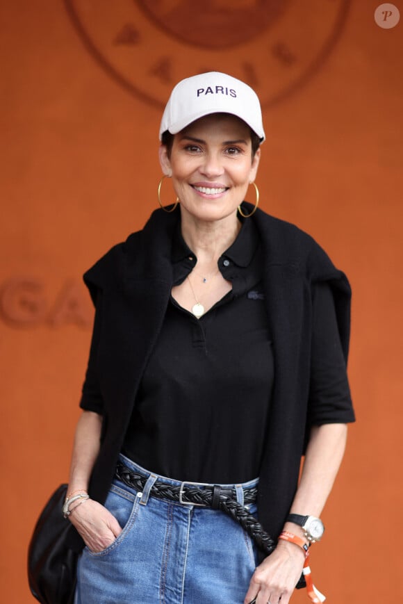 Cristina Cordula - Célébrités au village des Internationaux de France de tennis de Roland Garros 2024 à Paris le 6 juin 2024. © Jacovides / Moreau / Bestimage