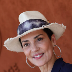 Cristina Cordula au village lors des internationaux de tennis de Roland Garros à Paris, France, le 2 juin 2019. © Jacovides-Moreau/Bestimage