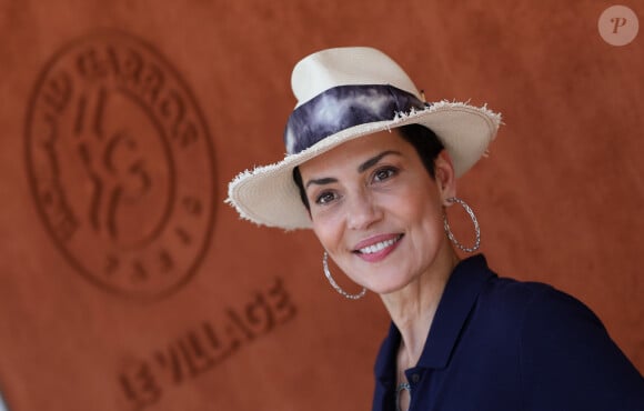 Cristina Cordula au village lors des internationaux de tennis de Roland Garros à Paris, France, le 2 juin 2019. © Jacovides-Moreau/Bestimage