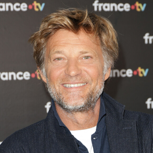 Laurent Delahousse est un journaliste heureux ! 
Laurent Delahousse au photocall de la conférence de presse de rentrée de France Télévisions à Paris, France. © Coadic Guirec/Bestimage 