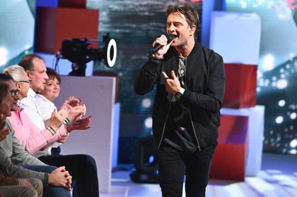 Exclusif - David Hallyday - Enregistrement de l'émission "Vivement Dimanche", présentée par M.Drucker et diffusée le 27 octobre sur France 3 © Guillaume Gaffiot / Bestimage 