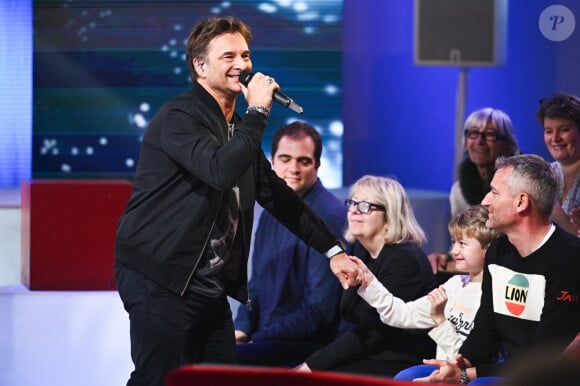 Exclusif - David Hallyday - Enregistrement de l'émission "Vivement Dimanche", présentée par M.Drucker et diffusée le 27 octobre sur France 3 © Guillaume Gaffiot / Bestimage 