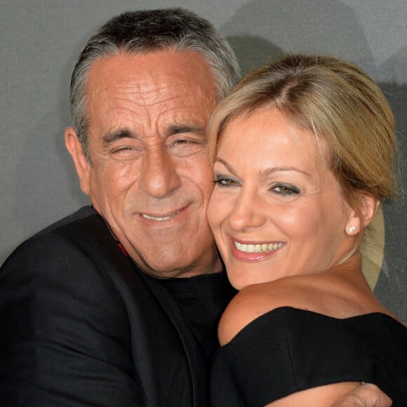 Thierry Ardisson et sa femme Audrey Crespo-Mara - Soirée des 30 ans de Canal + au Palais de Tokyo à Paris le 4 novembre 2014. 