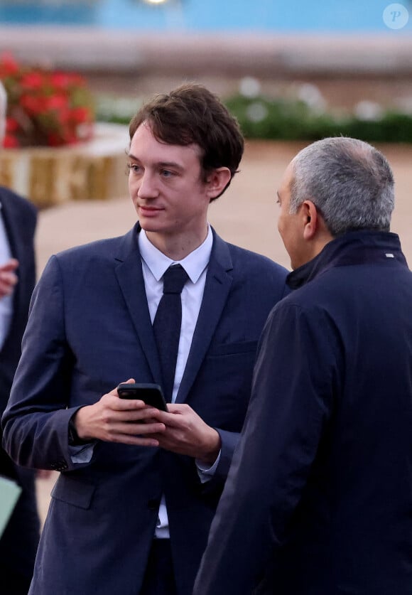 Frédéric Arnault - Cérémonie d'accueil officielle du Président de la République, Emmanuel Macron et de Brigitte Macron sur la place Mechouar à Rabat au Maroc le 28 octobre 2024. © Dominique Jacovides/Bestimage 