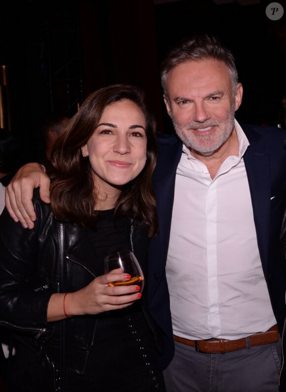 Semi-Exclusif - Anne Goscinny, Eric Brunet - Pour célébrer l'anniversaire de sa Maison, Nathalie Blanc réunissait, ce vendredi, les amis de la marque pour assister à un événement exclusif au Café de l'Homme, face à la Tour Eiffel. © Bellak - Perusseau / Bestimage