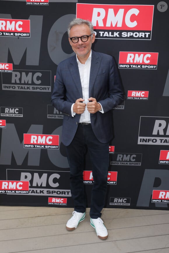 Éric Brunet - Conférence de presse de rentrée 2019-2020 de RMC, RMC Sport et BFM TV à Altice Campus à Paris le 28 août 2019. © Christophe Clovis / Bestimage