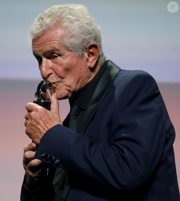 Claude Lelouch reçoit le prix "Cartier Glory to the Filmmaker" pour l'ensemble de sa carrière lors du 81ème festival international du film de Venise, la Mostra le 2 septembre 2024. (Credit Image: © ANSA via ZUMA Press)