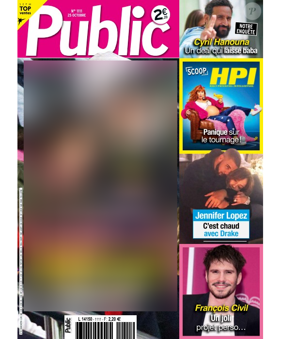 Le magazine "Public" révèle maintenant les salaires de toutes les personnalités au casting
Nouvelle couverture du magazine Public, paru le 31 octobre 2024