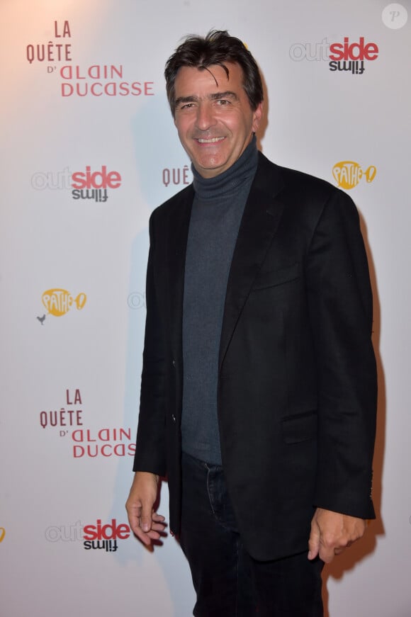 Le chef cuisinier français Yannick Alleno - Avant-première du film documentaire "La Quête d'Alain Ducasse" au cinéma du Panthéon à Paris, France, le 2 octobre 2017. © Giancarlo Gorassini/Bestimage 