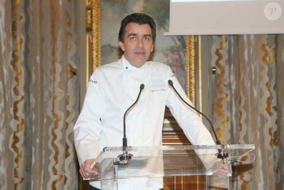 Yannick Alléno - Conférence de presse de la 3e édition du salon de la gastronomie des outre-mer et de la francophonie à l'Hôtel de Ville de Paris, le 04 janvier 2018 © CVS / Bestimage