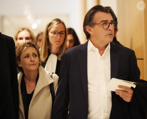 Yannick Alleno assiste au procès du chauffard et de deux autres suspects, soupçonnés d'avoir tué Antoine, le fils du chef étoilé en mai 2022, au tribunal correctionnel de Paris, le 31 octobre 2024. © Jonathan Rebboah / Panoramic / Bestimage 