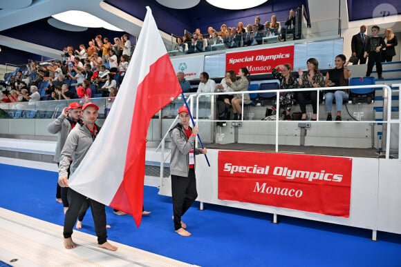 Exclusif - La princesse Charlene de Monaco a présidé la cérémonie d'ouverture du meeting européen de natation " Princesse Charlène " organisé par Special Olympics Monaco au Centre Nautique Albert II à Monaco. Le 26 octobre 2024