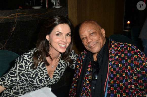 Le producteur décédé ce dimanche 3 novembre à 91 ans était ami avec Caroline Barclay
 
Exclusif - Quincy Jones et Caroline Barclay - Quincy Jones est allé dîner au restaurant "Victoria Paris" après son concert triomphal à l'AccorHotels Arena à Paris, France, le 28 juin 2019. © Veeren/Bestimage