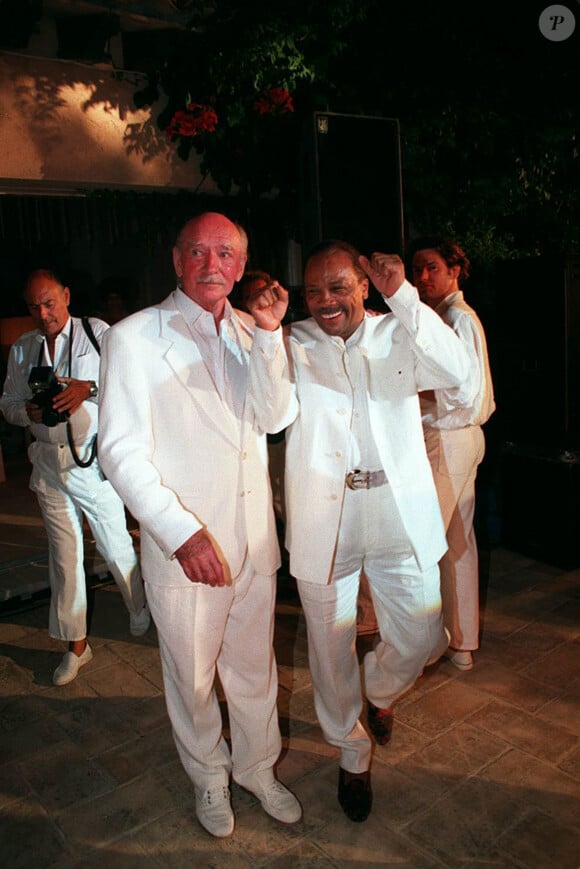 Archives - Quincy Jones et Eddie Barclay à Saint-Tropez.