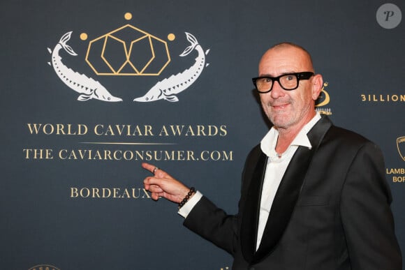 Exclusif - Laurent Morin, créateur des "World Caviar Awards" lors du "World Caviar Awards", le 1er championnat du monde de Caviar au Château Hôtel Grand Barrail à Saint-Emilion, en Gironde, France, le 30 octobre 2024. © Jean-Marc Lhomer/Bestimage