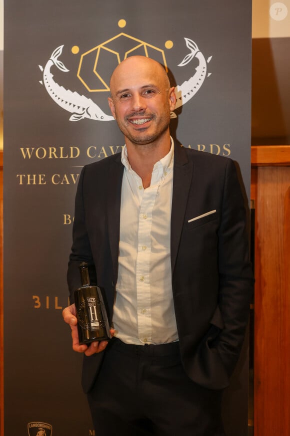 Exclusif - Aurélien d'Arzac - Directeur commercial du Domaine de Leos à l'Isle-sur-la-Sorgue dans le Var, lors du "World Caviar Awards", le 1er championnat du monde de Caviar au Château Hôtel Grand Barrail à Saint-Emilion, en Gironde, France, le 30 octobre 2024. © Jean-Marc Lhomer/Bestimage