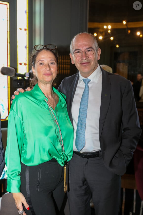 Exclusif - Esther Marion Tess Art Communication et Le président du Jury et Chef du Palais de Monaco, Christian Garcia, lors du "World Caviar Awards", le 1er championnat du monde de Caviar au Château Hôtel Grand Barrail à Saint-Emilion, en Gironde, France, le 30 octobre 2024. © Jean-Marc Lhomer/Bestimage  No Web pour la Belgique et la Suisse Exclusive - For Germany Call For Price - "World Caviar Awards", the 1st World Caviar Championship, at the Château Hôtel Grand Barrail in Saint-Emilion, in Gironde, France, on October 30, 2024.