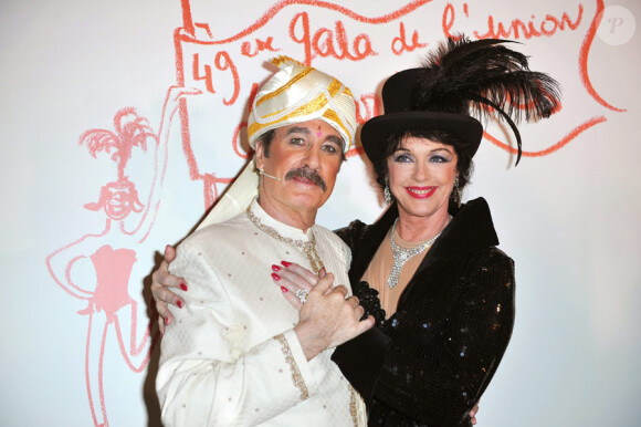 Bernard Le Coq et Anny Duperey pour le Gala de l'Union des Artistes au Cirque d'Hiver Bouglione le 29   mars 2010