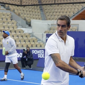 Exclusif - Robert Pires - Tournoi des personnalités lors de la 3ème édition du Greenweez Paris Major Padel 2024 à Roland Garros, Paris le 6 octobre 2024. © Marc Ausset-Lacroix/Bestimage